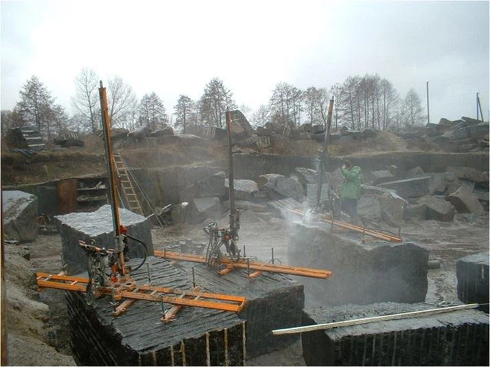 application of pneumatic rock drill