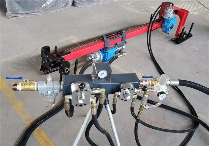 dth rig machine for drilling holes