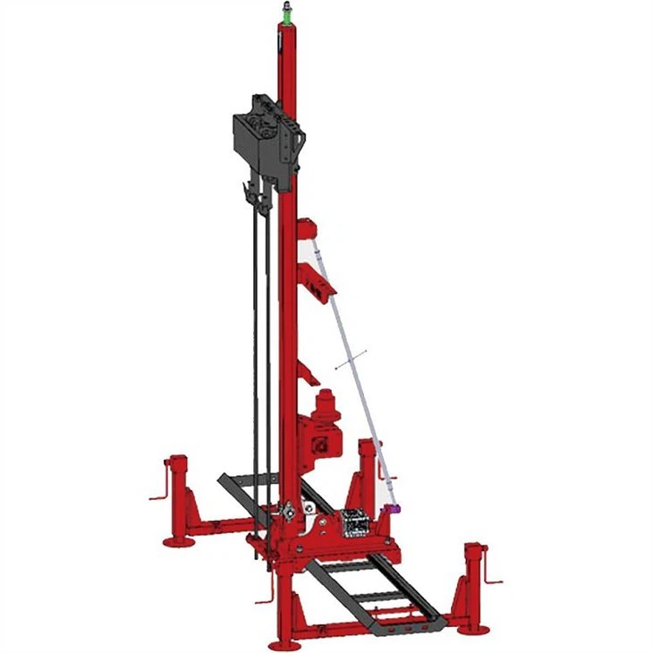 pneumatic rock drill for piling